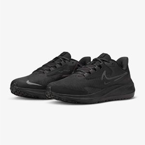 Nike Air Zoom Pegasus 39 Shield All Black - Men’s Size 9.5 - New in Box